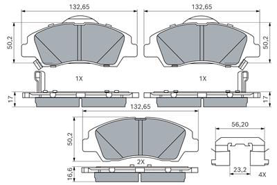 BOSCH 0 986 494 760 Číslo výrobce: BP1853. EAN: 4047026268089.
