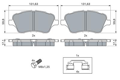 BOSCH 0 986 494 792 Číslo výrobce: BP1966. EAN: 4047026128376.