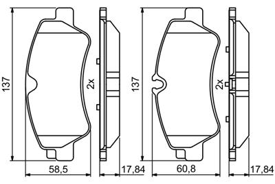 BOSCH 0 986 494 796 Číslo výrobce: BP1970. EAN: 4047026128406.