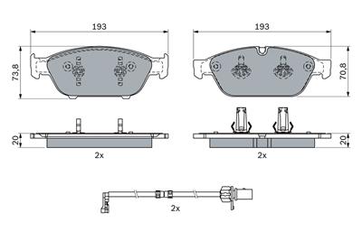 BOSCH 0 986 494 987 Číslo výrobce: BP1837. EAN: 4047026300369.
