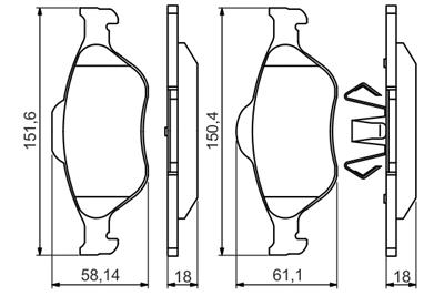 BOSCH 0 986 495 220 Číslo výrobce: BP1518.