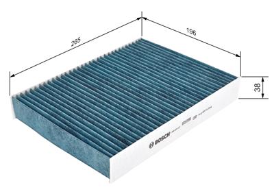 BOSCH 0 986 628 537 Číslo výrobce: A 8537. EAN: 4047026145809.