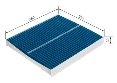 BOSCH 0 986 628 566 Číslo výrobce: A 8566. EAN: 4047026533989.