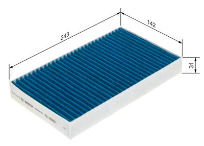 BOSCH 0 986 628 583 Číslo výrobce: A 8583. EAN: 4047026535310.