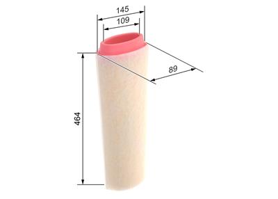 BOSCH 1 457 433 589 Číslo výrobce: S 3589. EAN: 4047023031624.