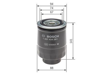 BOSCH 1 457 434 281 Číslo výrobce: N 4281. EAN: 3165143297087.