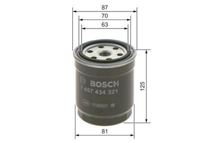 BOSCH 1 457 434 321 Číslo výrobce: N 4321. EAN: 3165143502129.