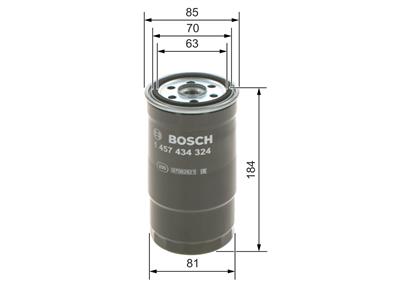 BOSCH 1 457 434 324 Číslo výrobce: N 4324. EAN: 3165141087338.