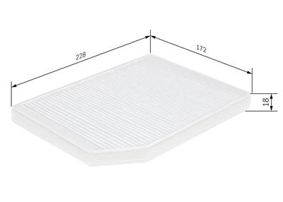 BOSCH 1 987 432 027 Číslo výrobce: M 2027. EAN: 4047023209054.