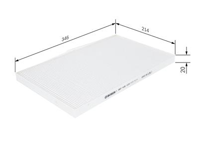 BOSCH 1 987 432 033 Číslo výrobce: M 2033. EAN: 4047023214614.