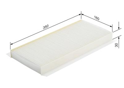 BOSCH 1 987 432 045 Číslo výrobce: M 2045. EAN: 4047023209092.
