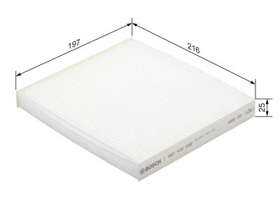 BOSCH 1 987 432 092 Číslo výrobce: M 2092. EAN: 4047023214836.