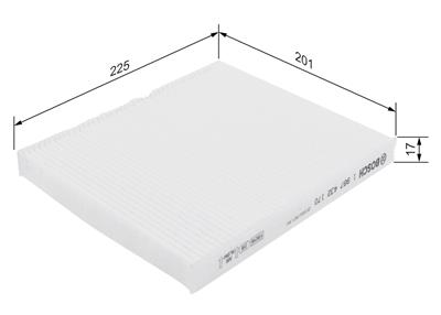 BOSCH 1 987 432 170 Číslo výrobce: M 2170. EAN: 4047024135338.