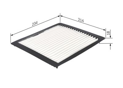 BOSCH 1 987 432 263 Číslo výrobce: M 2263. EAN: 4047024885059.