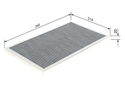 BOSCH 1 987 432 333 Číslo výrobce: R 2333. EAN: 4047023215512.