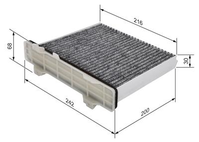 BOSCH 1 987 432 498 Číslo výrobce: R 2498. EAN: 4047024655843.