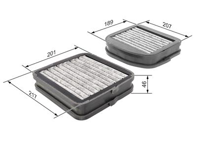 BOSCH 1 987 432 533 Číslo výrobce: R 2533. EAN: 4047024810075.