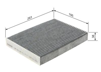 BOSCH 1 987 432 538 Číslo výrobce: R 2538. EAN: 4047025524599.