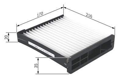 BOSCH 1 987 435 009 Číslo výrobce: M 5009. EAN: 4047025249010.