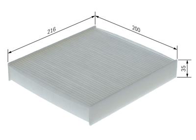 BOSCH 1 987 435 156 Číslo výrobce: M 5156. EAN: 4047023068668.