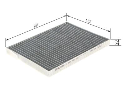 BOSCH 1 987 435 529 Číslo výrobce: R 5529. EAN: 4047025377522.