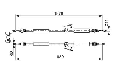 BOSCH 1 987 477 202 Číslo výrobce: BC848. EAN: 4047024170155.