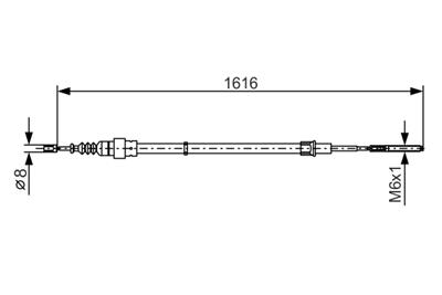 BOSCH 1 987 477 393 Číslo výrobce: BC288. EAN: 3165143347706.