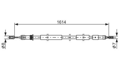 BOSCH 1 987 477 432 Číslo výrobce: BC319. EAN: 3165143336526.