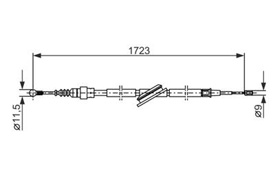 BOSCH 1 987 477 686 Číslo výrobce: BC548. EAN: 3165143522424.