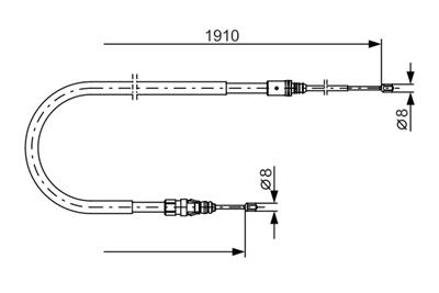 BOSCH 1 987 482 323 Číslo výrobce: BC1207. EAN: 4047024880030.