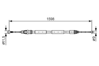 BOSCH 1 987 482 388 Číslo výrobce: BC1272. EAN: 4047025071147.