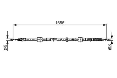 BOSCH 1 987 482 660 Číslo výrobce: BC2660. EAN: 4047026034073.
