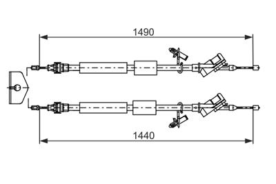 BOSCH 1 987 482 721 Číslo výrobce: BC2721. EAN: 4047026145106.