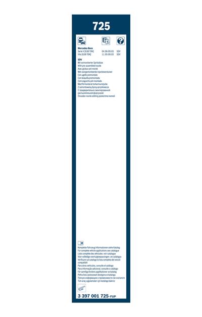 BOSCH 3 397 001 725 Číslo výrobce: 725. EAN: 3165143197103.