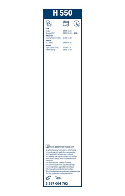 BOSCH 3 397 004 762 Číslo výrobce: H 550.