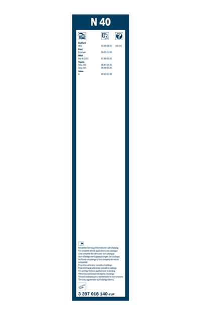 BOSCH 3 397 018 140 Číslo výrobce: N 40. EAN: 3165143204726.