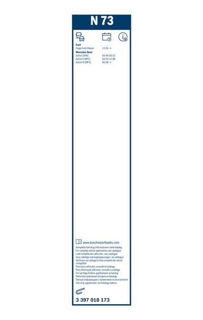 BOSCH 3 397 018 173 Číslo výrobce: N 73. EAN: 4047023049933.