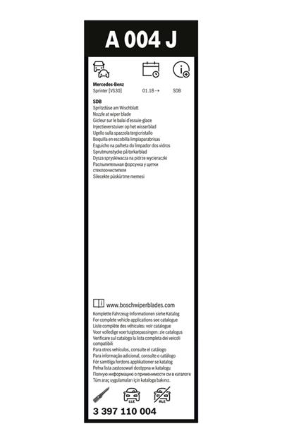 BOSCH 3 397 110 004 Číslo výrobce: A 004 J. EAN: 4047026585070.