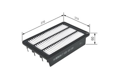 BOSCH F 026 400 091 Číslo výrobce: S 0091. EAN: 4047024373402.