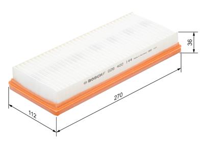 BOSCH F 026 400 144 Číslo výrobce: S 0144. EAN: 4047024713352.