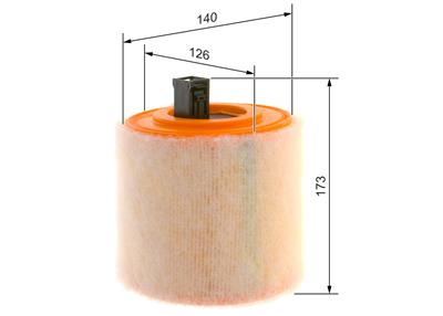 BOSCH F 026 400 436 Číslo výrobce: S 0436. EAN: 4047025389709.