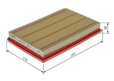 BOSCH F 026 400 722 Číslo výrobce: S 0722. EAN: 4047026613407.
