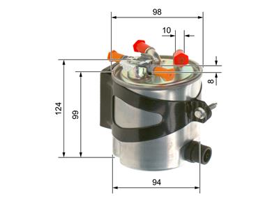 BOSCH F 026 402 016 Číslo výrobce: N 2016. EAN: 4047024399174.