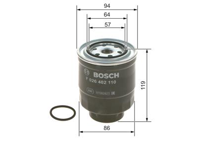 BOSCH F 026 402 110 Číslo výrobce: N 2110. EAN: 4047024890718.