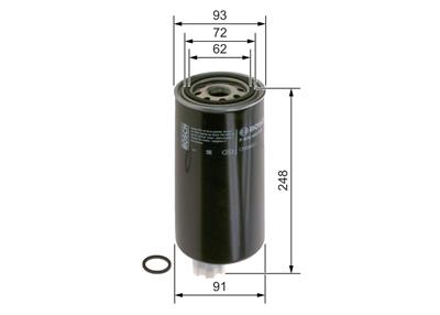 BOSCH F 026 402 272 Číslo výrobce: N 2272. EAN: 4047023072177.