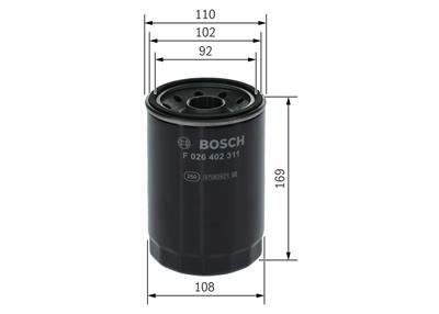 BOSCH F 026 402 311 Číslo výrobce: N 2311. EAN: 4047026635980.