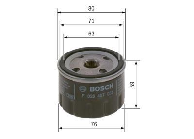 BOSCH F 026 407 055 Číslo výrobce: P 7055. EAN: 4047024374256.