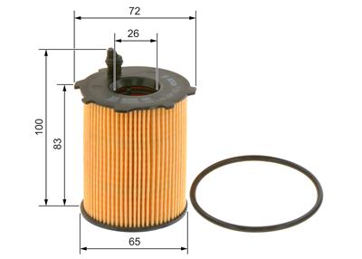 BOSCH F 026 407 082 Číslo výrobce: P 7082. EAN: 4047024739796.