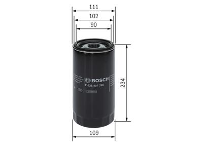 BOSCH F 026 407 296 Číslo výrobce: P 7296. EAN: 4047023066497.