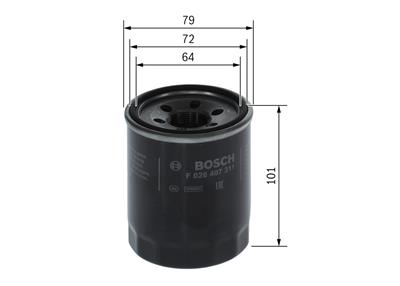 BOSCH F 026 407 311 Číslo výrobce: P 7311. EAN: 4047023090164.